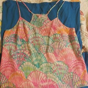 Lilly Pulitzer silk tank
